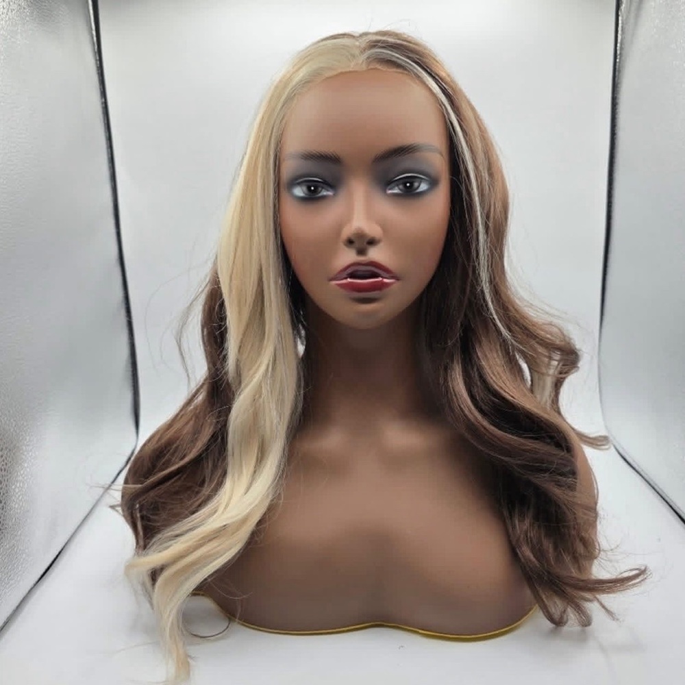 Chelsey Smith Cosmetics Sabrina Blonde & Brown Wavy Lace Front Wig